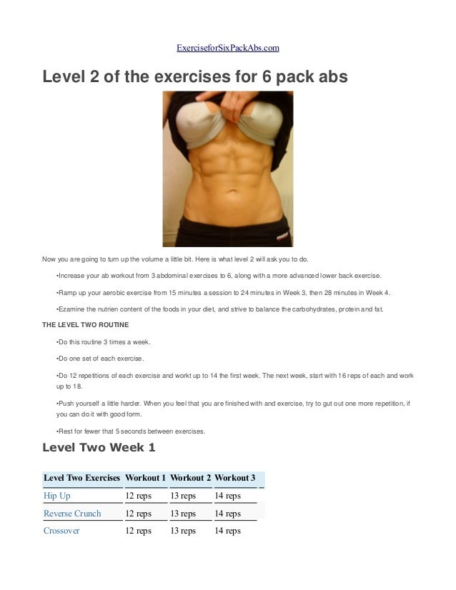 Abs Exercise Chart Pdf