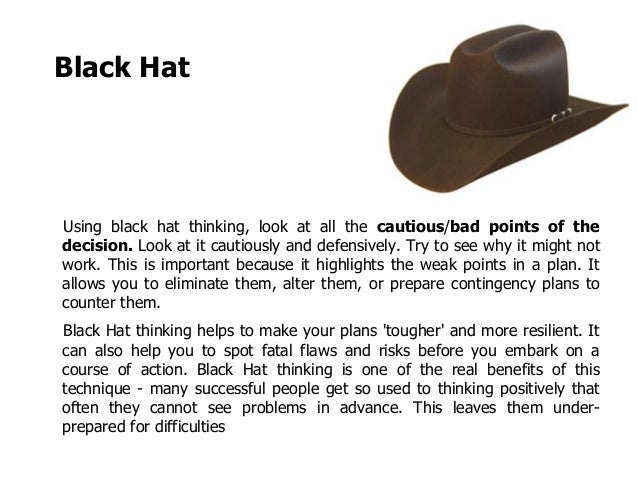 six thinking hats Six-thinking-hats-creative-teams-9-638