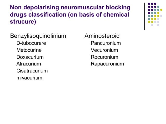 Skeletal muscle relaxants, Neuromuscular blocking agents Skeletal muscle relaxants, Neuromuscular blocking agents