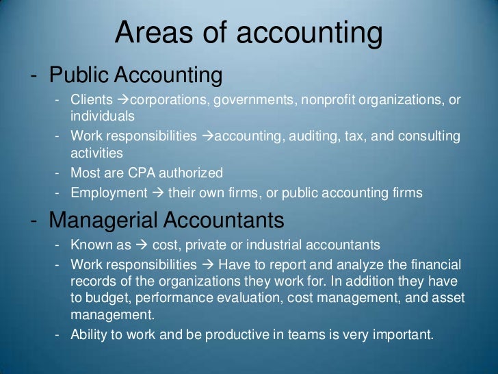 Skills needed for a career in accounting