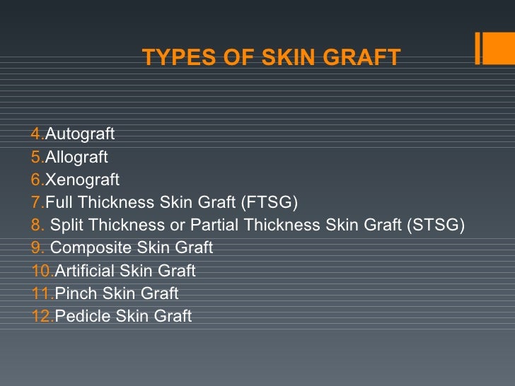 Skin grafting full