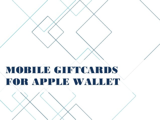 Apple Wallet Gift Card - mobile gift card generator for apple wallet Apple Wallet Gift Card - mobile gift card generator for apple wallet