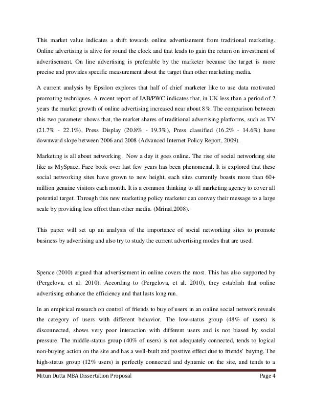 Proposal for thesis example pdf