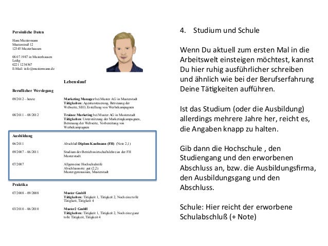 Lebenslauf Schreiben Lebenslauf Schreiben