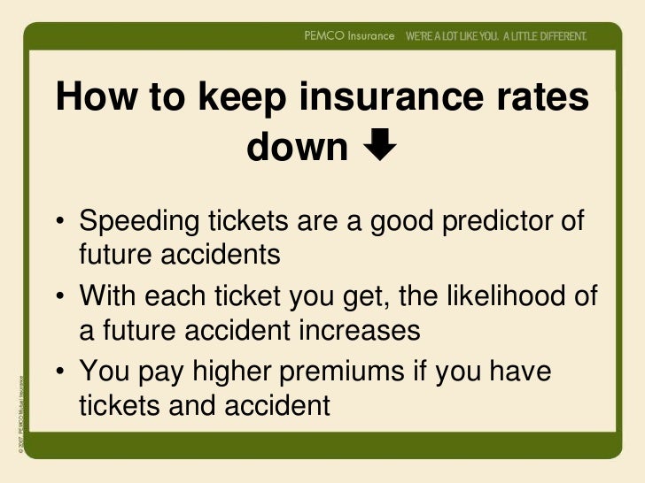 Speeding ticket increase insurance rate