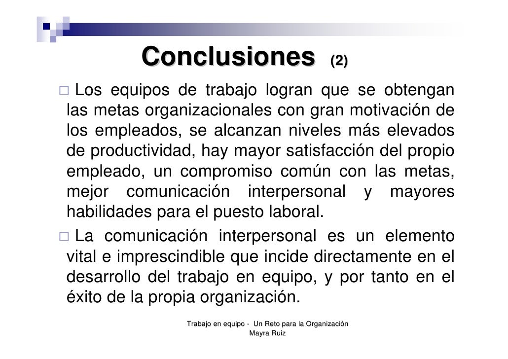Slideshare trabajo en equipo