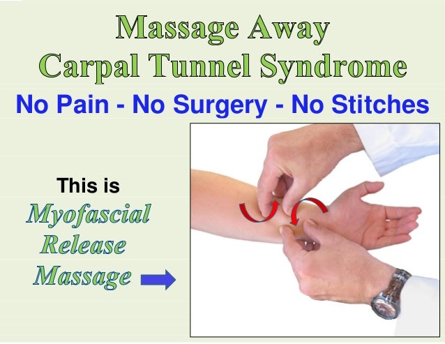 carpal tunnel massage carpal tunnel massage