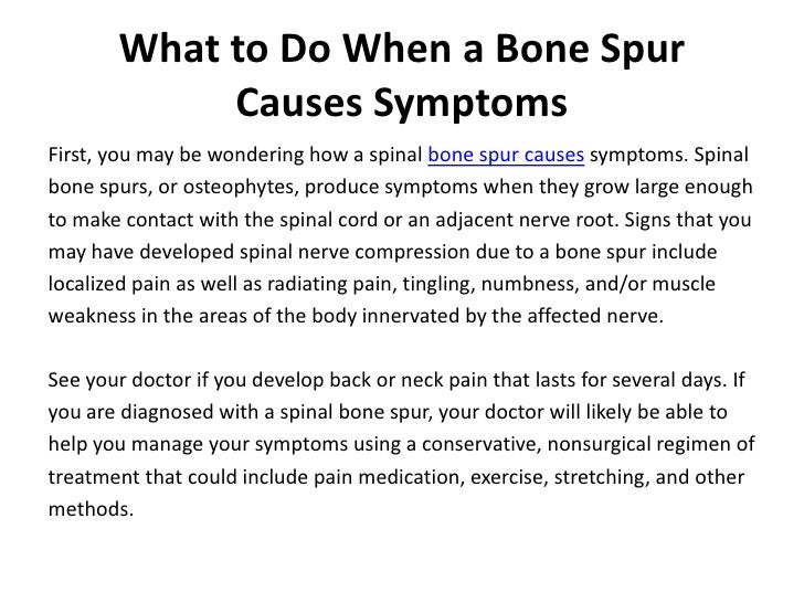 Bone Spur Causes