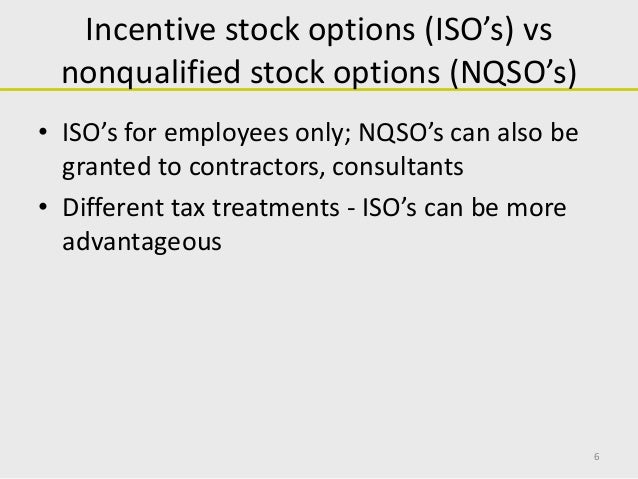 can an s corp grant incentive stock options