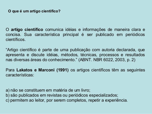 Artigo cientifico sobre a educacao