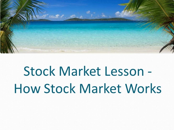 lesson on stock market