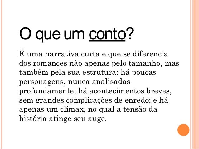 Slide teoria do conto