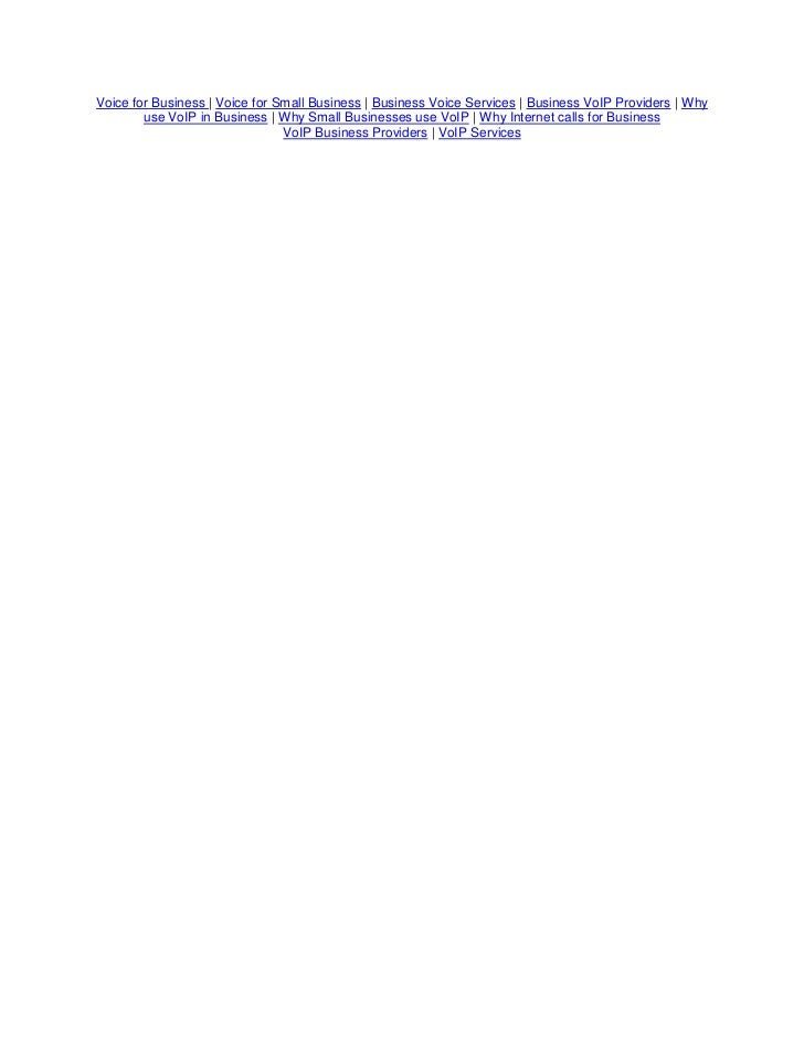 Small business-voip-benefits