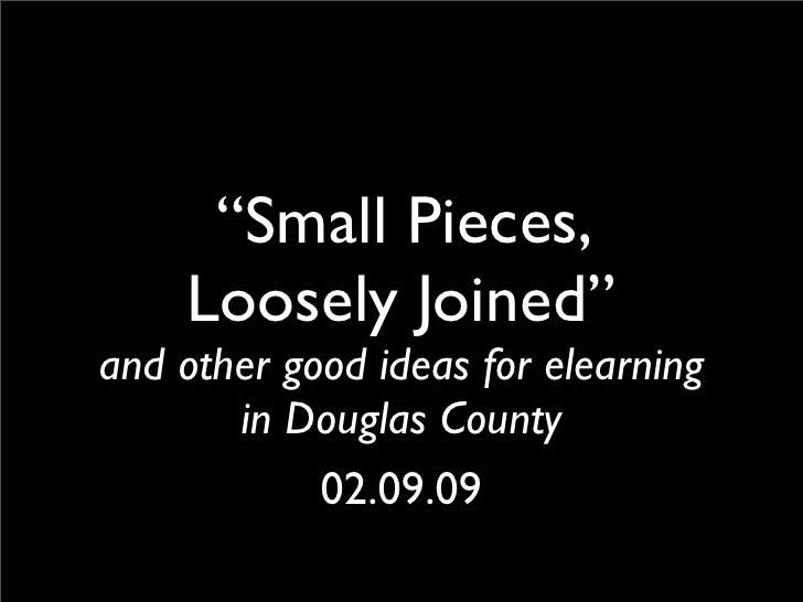 small pieces loosely joined pdf