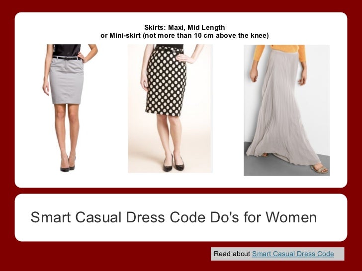 Dress code for smart casual