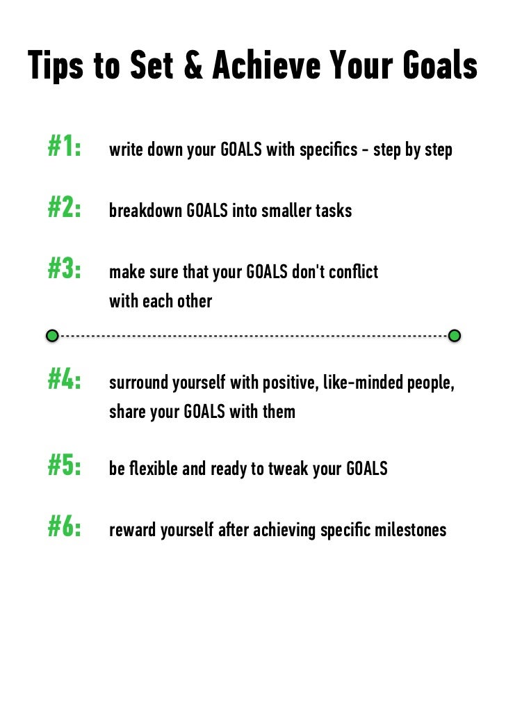 SMART Personal Goals