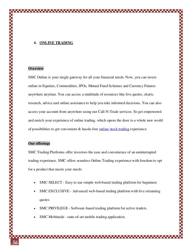 Option fair trading