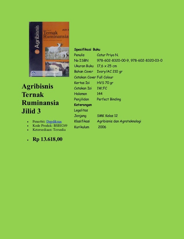 Buku Pelajaran Kurikulum 2006 untuk SMK Kelas 12, Penerbit DepDikNas 