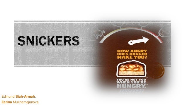 Snickers Ad Campaign “You’re Not You When You’re Hungry”
