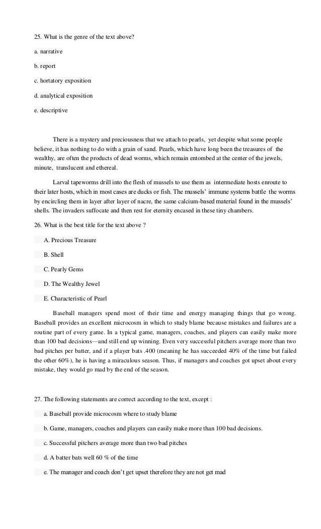 Soal essay narrative text dan jawabannya - copywriterbioelements.x.fc2.com