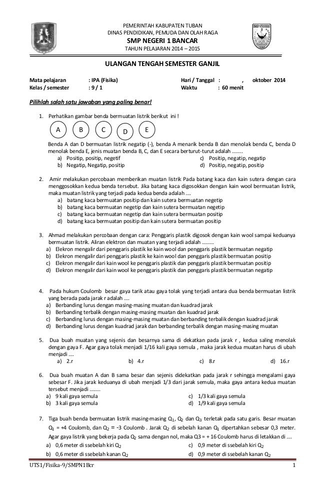 Contoh Soal Fisika Kelas Xi Semester 1 Dan Pembahasannya