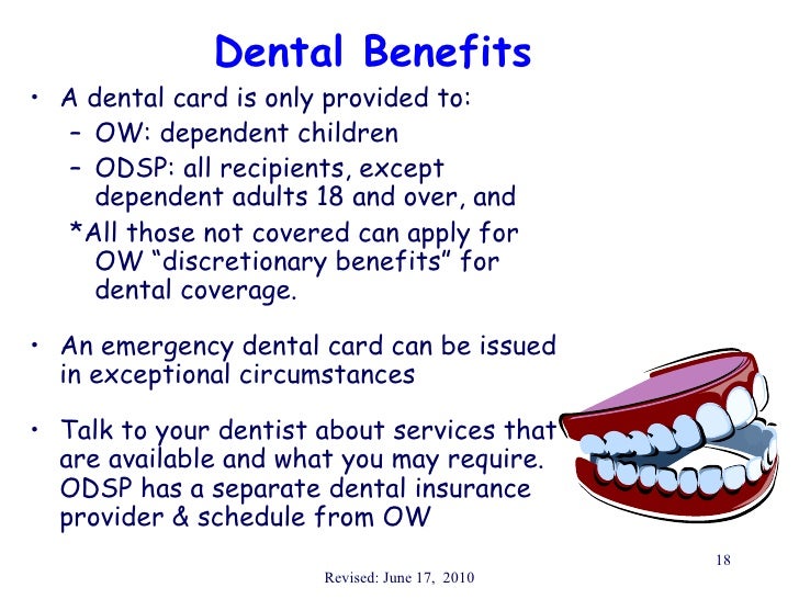 Social Assistance OW ODSP Rights and Benefits