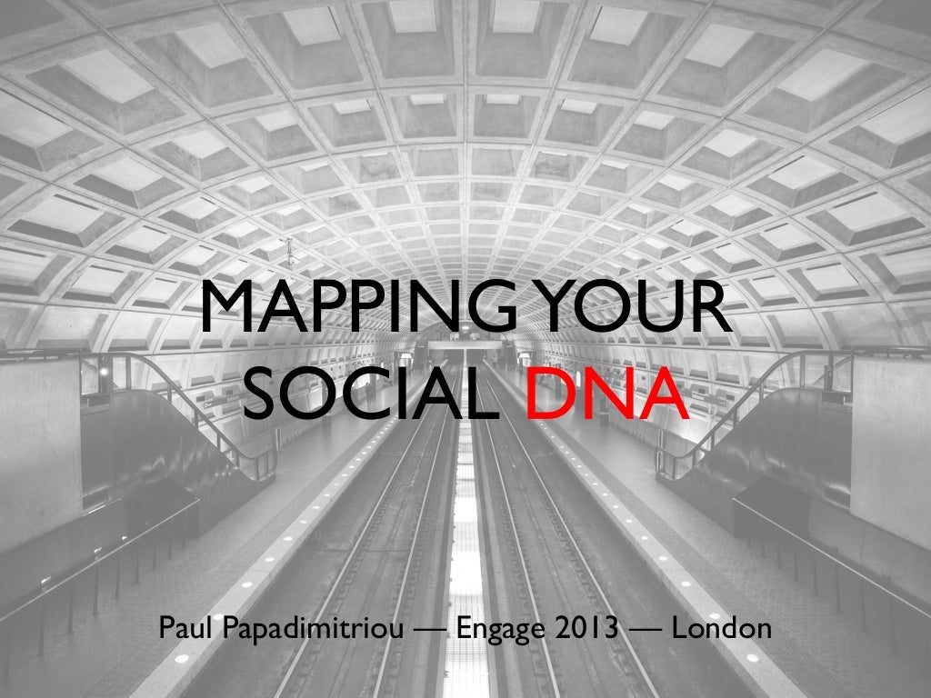 Mapping Your Social DNA - SocialBakers Engage 2013, London