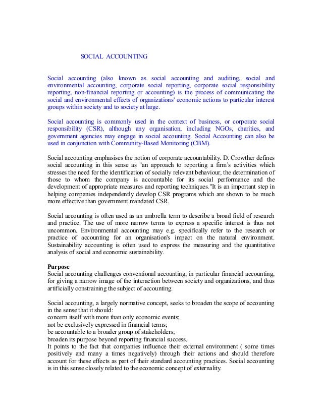 Accounting class audit implementation assignment