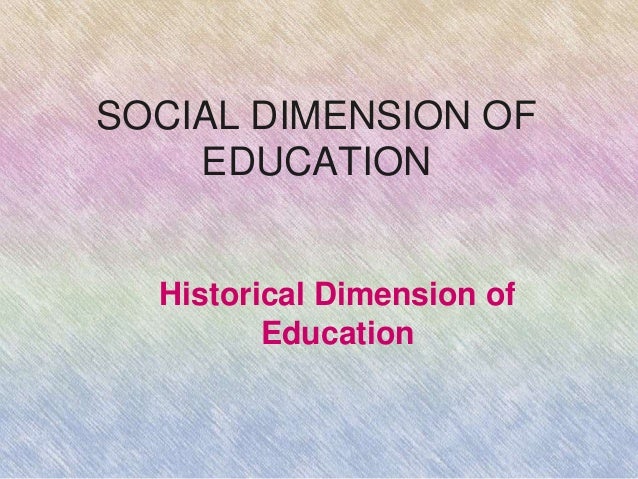 DIMENSION SOCIAL EDUCACION dimension social educacion: