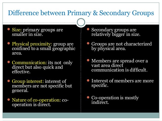 sociology assignment on primary and secondary groups sociology assignment on primary and secondary groups