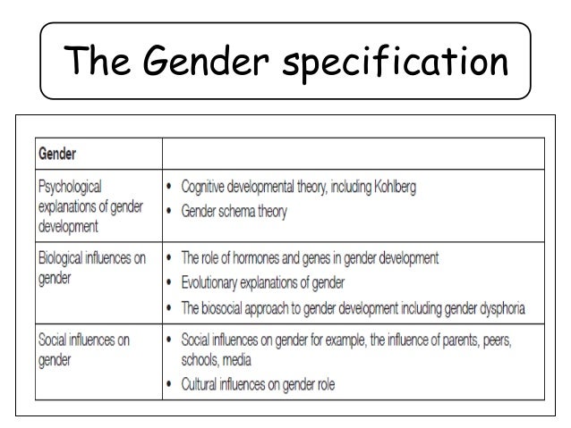 Gender Influence On Society