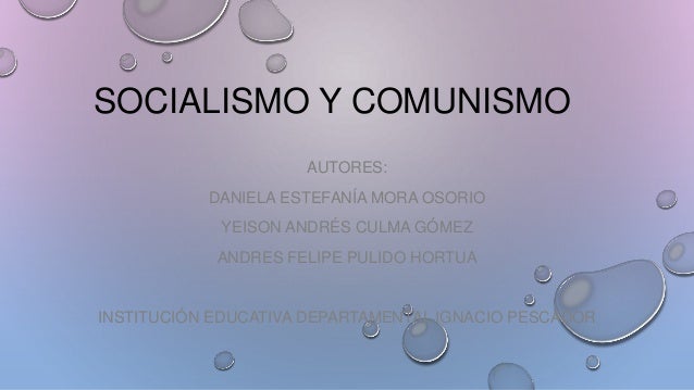 DIFERENCIA ENTRE COMUNISMO Y SOCIALISMO diferencia entre comunismo y socialismo: