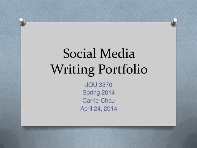 Social Media Writing Portfolio - JOU 3370 - Spring 2014