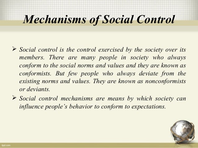 Social control theory essay