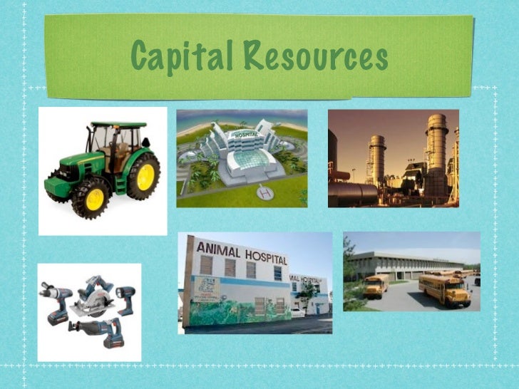 Resources Natural Capital Human Resources Natural Capital Human
