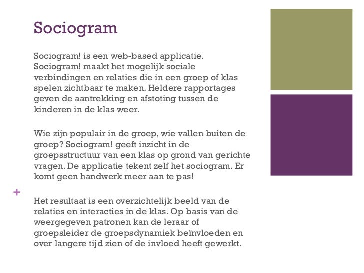 Sociogram maken