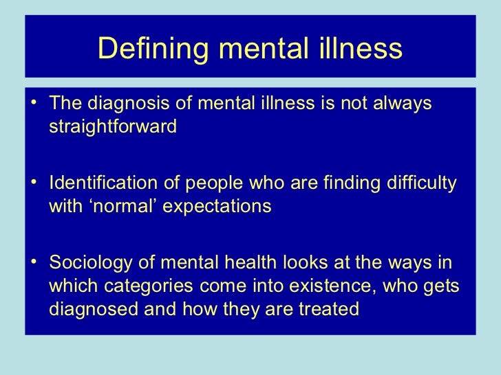 sociology paper on mental illness Sociology: the effect of mental illness on family focusing on the effect on mother’s depression on children this is a library research paper you will not be conducting interviews or collecting your own surgery datareferences from 2008 and above. sociology paper on mental illness Sociology: the effect of mental illness on family focusing on the effect on mother’s depression on children this is a library research paper you will not be conducting interviews or collecting your own surgery datareferences from 2008 and above.