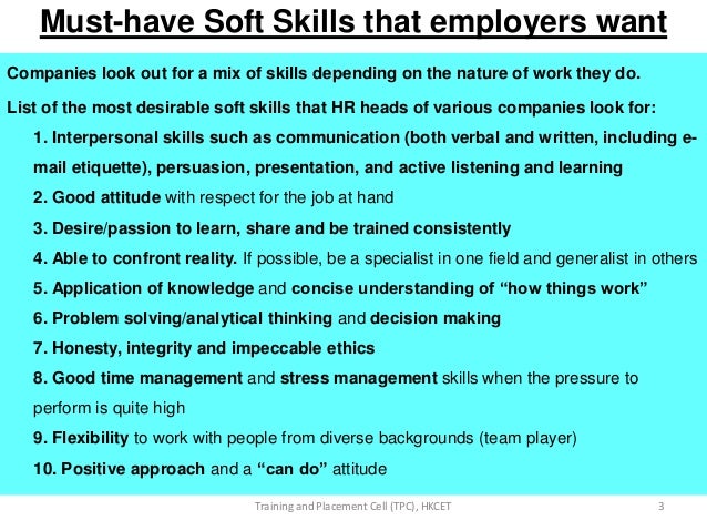 list of soft skills