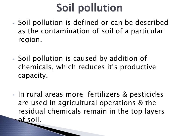 Earth pollution essay