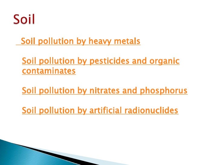 Land Pollution Essay