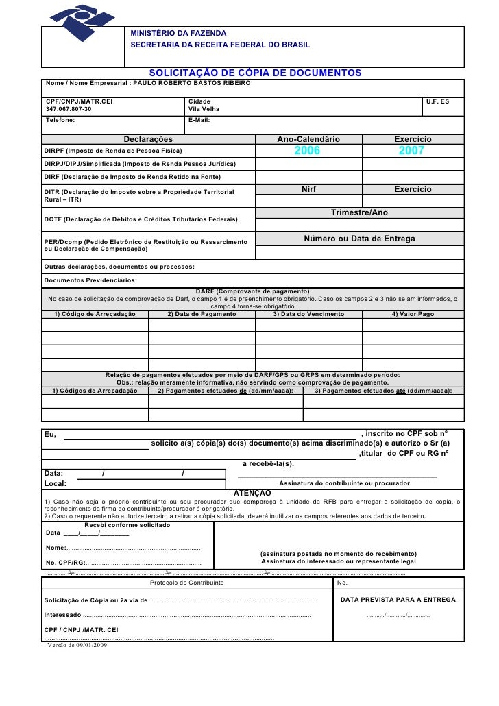 Solicita o De Copia Documento Solicita o de copia documento