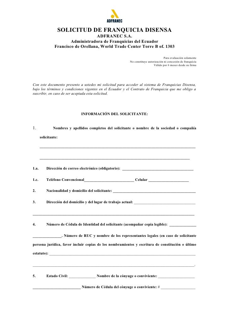 FRANQUICIAS CONTRATO franquicias contrato: