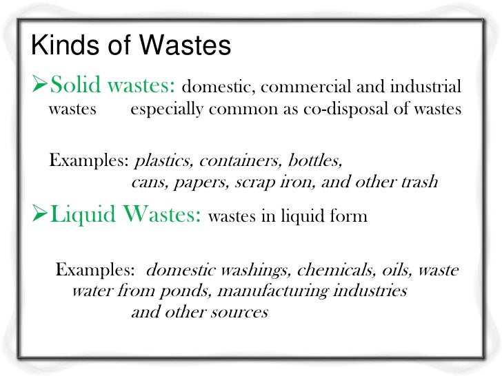 Solid waste management