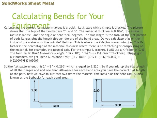 Bend Allowance Calculator Bend Allowance Calculator