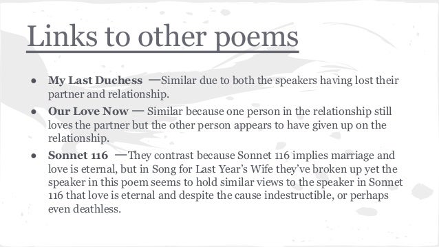 an analysis of the theme of jealousy in my last duchess by robert browning Jealousy in othello, medusa and my last duchess essaysa common theme throughout love poems and novels is jealousy and deceit the likes of william shakespeare, carol ann duffy and robert. an analysis of the theme of jealousy in my last duchess by robert browning Jealousy in othello, medusa and my last duchess essaysa common theme throughout love poems and novels is jealousy and deceit the likes of william shakespeare, carol ann duffy and robert.