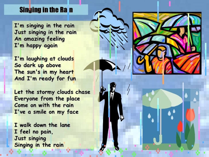 I M Singing In The Rain Lyrics