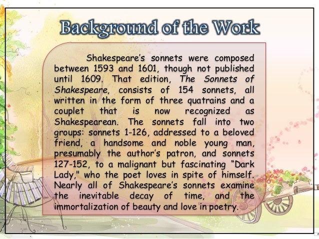 Essay about sonnet 18 by william shakespeare