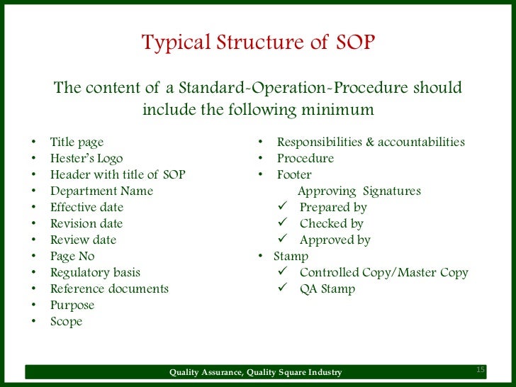 operation manual templates