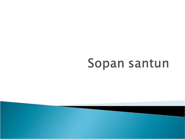Sopan santun