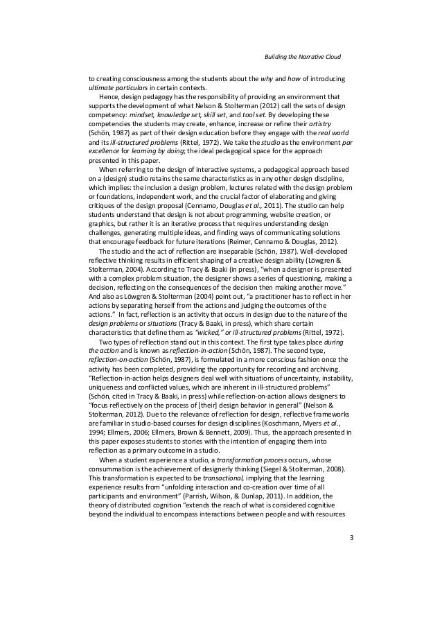 Narrative essay outline example